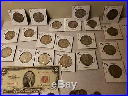 Huge Collection Estate Coin Lot Gold Silver Old Type Coins Morgan DollarsW@W