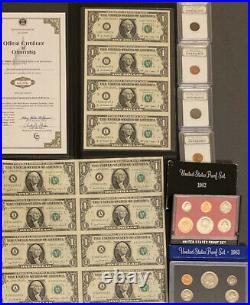 Huge Estate Lot -silver+gold Coins, Uncut Bills, Many Collectibles, Worth $900, 116