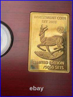 INVESTIMENT COIN SET 2011 premium collection silver, gold and jewels