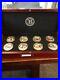 John Wayne tribute proof gold-plated coin collection with display box NIB