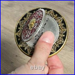 John Wick 3 Arabic Blood Oath Marker Set Life Size Prop Replica + 4 Gold Coins