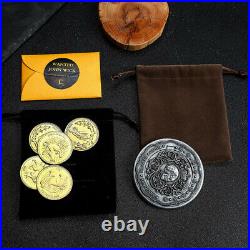 John Wick Gold Coins Blood Oath Marker Cosplay Prop Replica Collection Gift