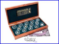 Judeah Gold Coin Collection in Wood Presentation Case 134 BC 79 AD Very Scarce