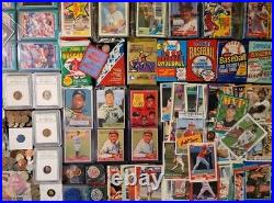 Junk Drawer Flea Market Lot Gold Silver Coins Baseball Cards C63 Wow