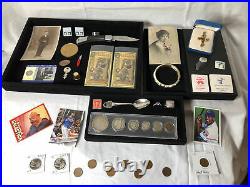 Junk Drawer Lot 1882 Silver Morgan Dollar Coins Gold Untested Jewelry Cards