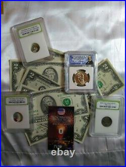 Junk drawer lot Gold, Silver, Coins, Gemstones, JFK And More