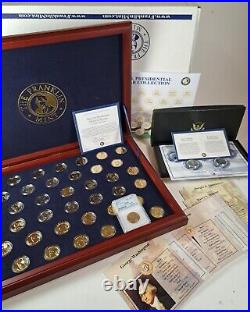 LEGAL US $1 Presidential Coin Collection (39) 24k + (2) Plat + GW ERROR COIN