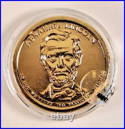 LEGAL US $1 Presidential Coin Collection (39) 24k + (2) Plat + GW ERROR COIN