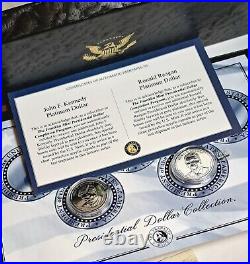 LEGAL US $1 Presidential Coin Collection (39) 24k + (2) Plat + GW ERROR COIN