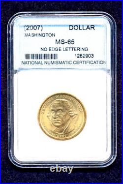 LEGAL US $1 Presidential Coin Collection (39) 24k + (2) Plat + GW ERROR COIN