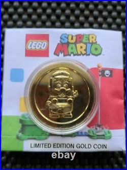 LEGO Nintendo Super Mario Limited Edition Gold Coin Promo Collectible NEW RARE