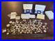 Large coin collection Lot Morgan Silver Dollars Gold Plated World Coins