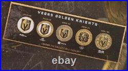 Las Vegas Golden Knights preseason Collectible coin Complete set NHL -RARE/NEW