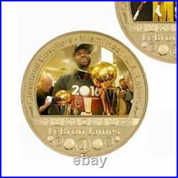 LeBron James Gold Clad Coin Collection Limited Edition Set with Box