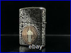 Lighter Armor 27 Sterling custom Constantine with GOLD/SILVER coin