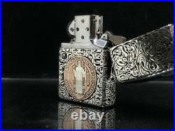Lighter Armor 27 Sterling custom Constantine with GOLD/SILVER coin