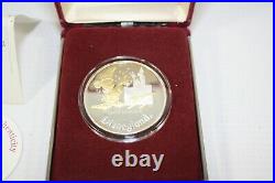 Limited Edition Disney 1 Oz Silver 24K Gold Coin, 35 years of Magic, 1955-1990