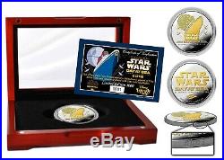 Limited Edition Disney Star Wars Day At Sea Coin Gold Cruise 2016 24Kt Gold Rare