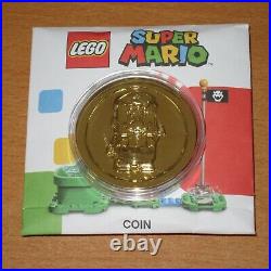Limited Edition LEGO Super Mario Promo Collectible Gold Version Coin
