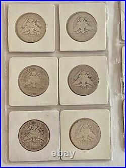 Look- 21 Piece- Silver Barber Half Dollar Collection, See Silver & Gold Coins