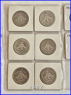Look- 21 Piece- Silver Barber Half Dollar Collection, See Silver & Gold Coins