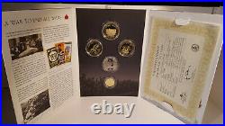 (Lot 539) A WAR TO END ALL WARS coin collection with Double Crown Gold Coin