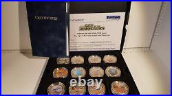 (Lot 601) The Age Of The Dinosaurs Full Coin Collection. Gold plated. 2318/ 4950