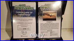 (Lot 601) The Age Of The Dinosaurs Full Coin Collection. Gold plated. 2318/ 4950