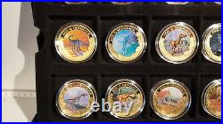 (Lot 601) The Age Of The Dinosaurs Full Coin Collection. Gold plated. 2318/ 4950