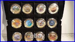 (Lot 601) The Age Of The Dinosaurs Full Coin Collection. Gold plated. 2318/ 4950