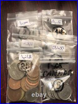 Lot Of 407 Coins From 67 Countries Around The World. Great Collection