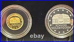 Low Mintage, 1 GOLD & 1 SILVER GEIGER EDELMETALLE CLUB Coin's, Box/COA