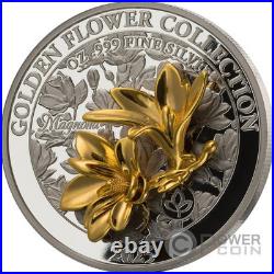 MAGNOLIA Golden Flower Collection 1 Oz Silver Coin 5$ Samoa 2025