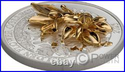 MAGNOLIA Golden Flower Collection 1 Oz Silver Coin 5$ Samoa 2025