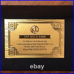 MICHAEL JORDAN 24K GOLD COIN SET LIMITED EDITION withPROOF OF AUTHENTICITY & MORE