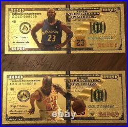 MICHAEL JORDAN 24K GOLD COIN SET LIMITED EDITION withPROOF OF AUTHENTICITY & MORE