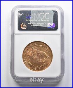 MS62 1924 $20 Saint-Gaudens Gold Double Eagle Suwanee River Collection NGC 9923