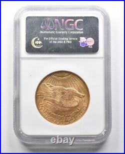 MS63 1924 $20 Saint-Gaudens Gold Double Eagle Suwannee River Collect. NGC 2449