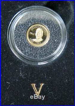 Macquarie Mint 2012 Smallest 7 Gold Coins of the World Collection with Bonus Coin
