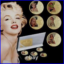 Marilyn Monroe Gold Clad Coin Collection Limited Edition Set