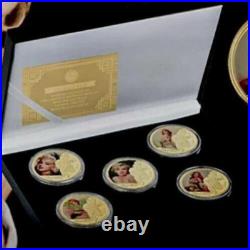 Marilyn Monroe Gold Clad Coin Collection Limited Edition Set
