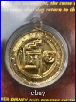 Master Replicas Pirates Of The Caribbean Cursed Aztec Gold Coin Medal Necklace