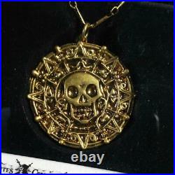 Master Replicas Pirates of the Caribbean Cursed Aztec Gold Coin necklace