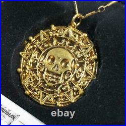 Master Replicas Pirates of the Caribbean Cursed Aztec Gold Coin necklace