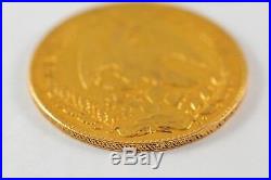 Mexico 8 Escudos 1861 ¨la Libertad En La Ley¨ Solid Gold Coin Collectible