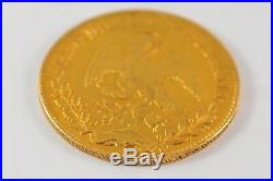 Mexico 8 Escudos 1861 ¨la Libertad En La Ley¨ Solid Gold Coin Collectible