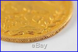 Mexico 8 Escudos 1861 ¨la Libertad En La Ley¨ Solid Gold Coin Collectible