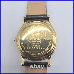 Mickey Mouse Watch Gold Edition and Coin Fossil Disney Limited LI 1618