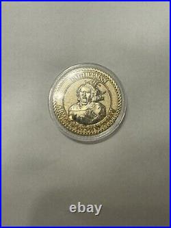 Military Thank You for Your Service Gold Challenge Coin Pat Tillman RARE