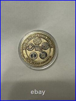 Military Thank You for Your Service Gold Challenge Coin Pat Tillman RARE